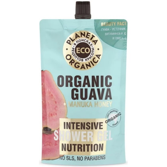 Гель для душа  Planeta Organica Organic guava Питательный 200мл.