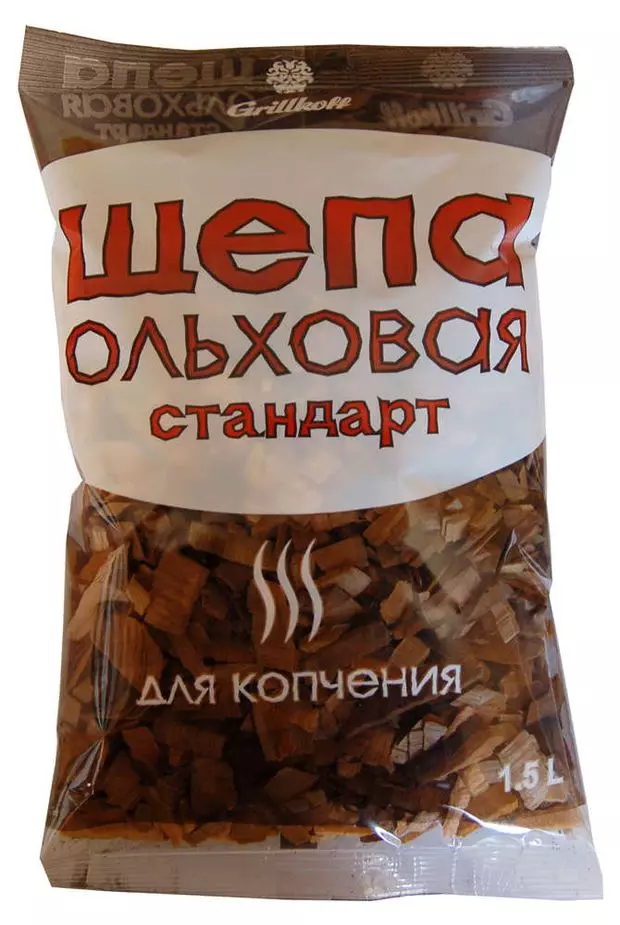 Щепа для копчения Ольха 1,5л 250-300 гр