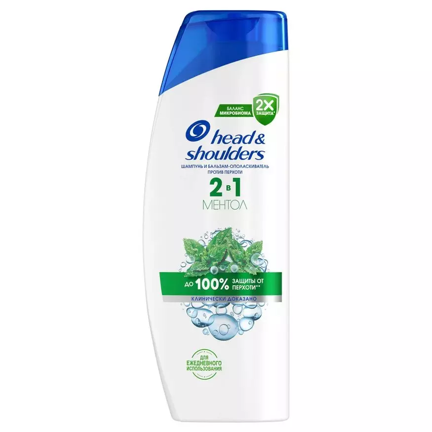 Шампунь Head & Shoulders против перхоти 2 в 1 Ментол освежающий 360 мл