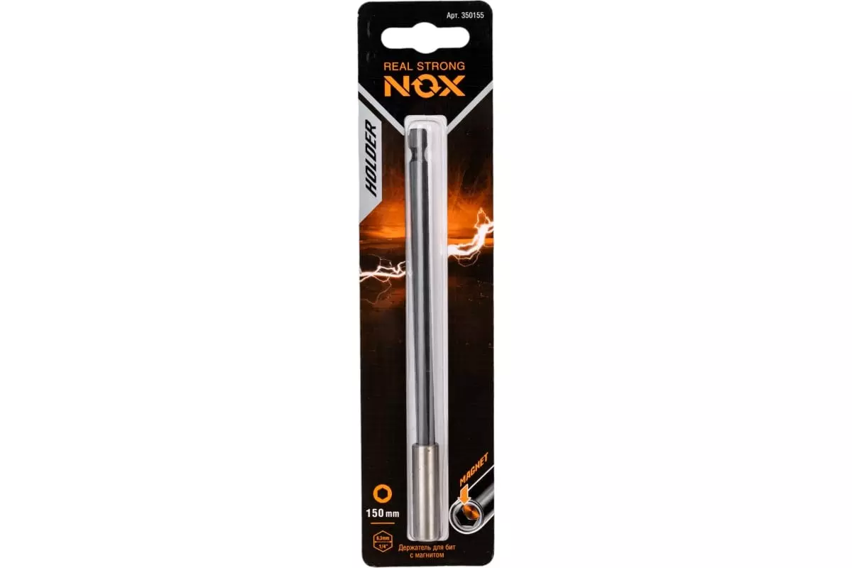 Адаптер для бит магнитный 150 мм Nox 350155