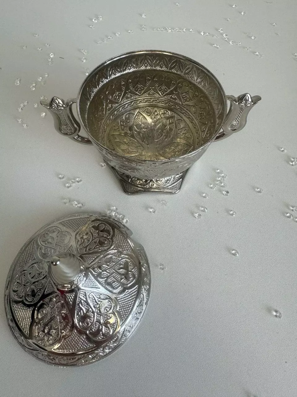 Сахарница 150 мл, 13х12 см, металл, MARQUIS 200108