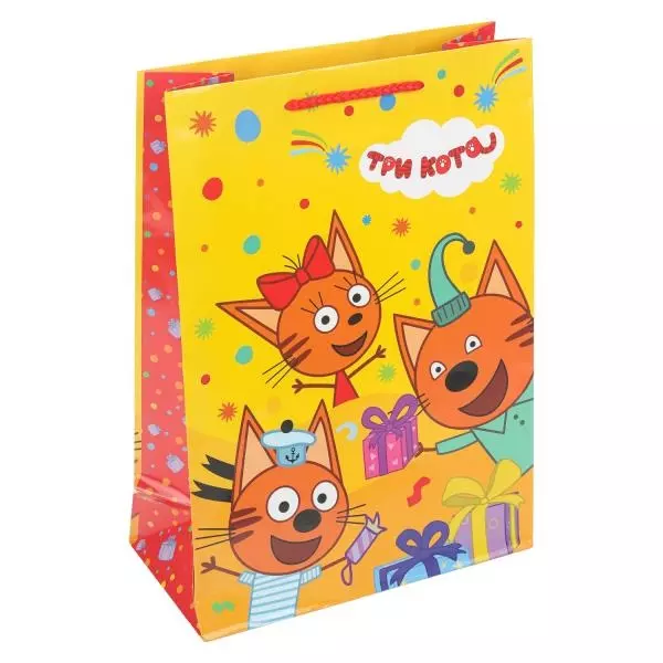 Подарочный пакет 22х31х10 Три Кота PML-127485-TK