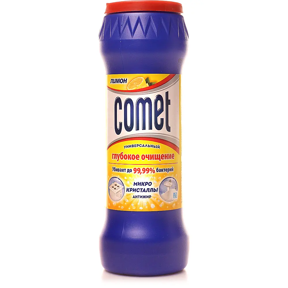 Чистящее средство с дезинфиц. свойствами Лимон с хлоринолом Comet 475г