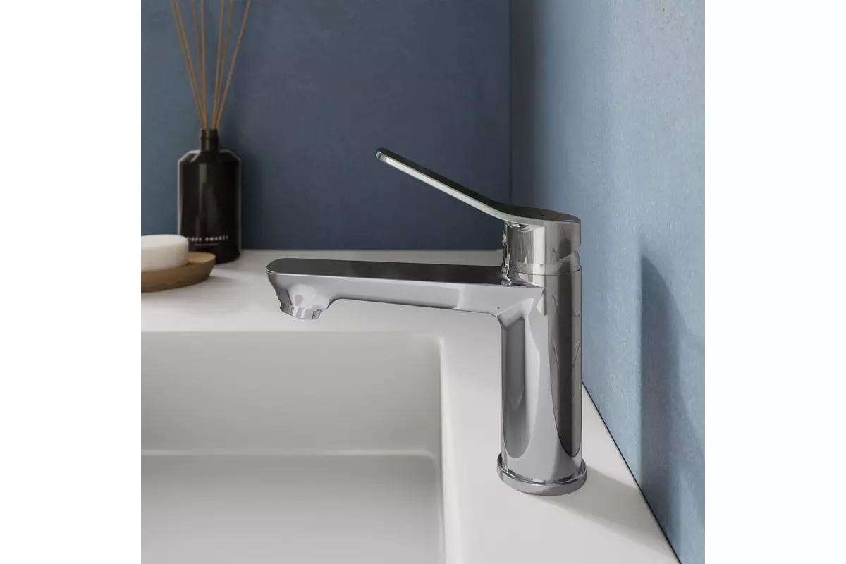 Смеситель для раковины, хром, Milardo Enjoy ENJSB00M01, латунь, классика