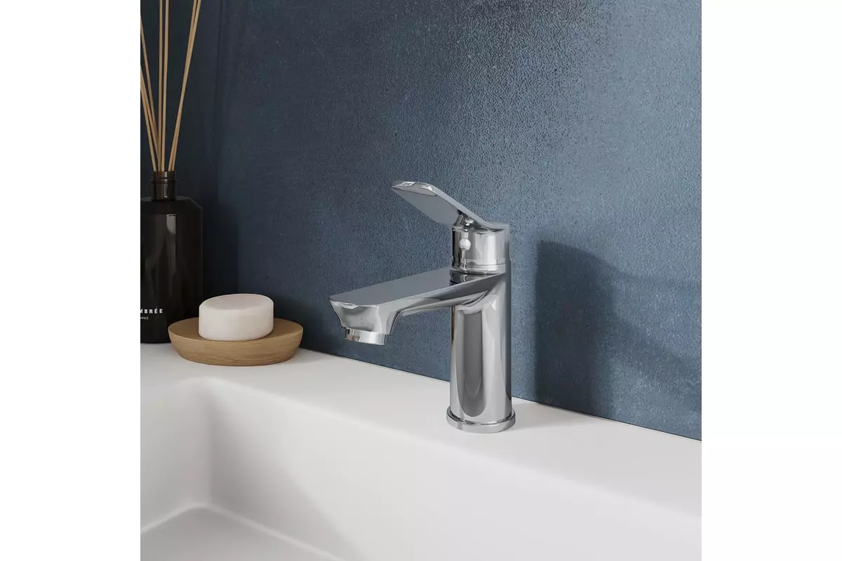 Смеситель для раковины, хром, Milardo Enjoy ENJSB00M01, латунь, классика