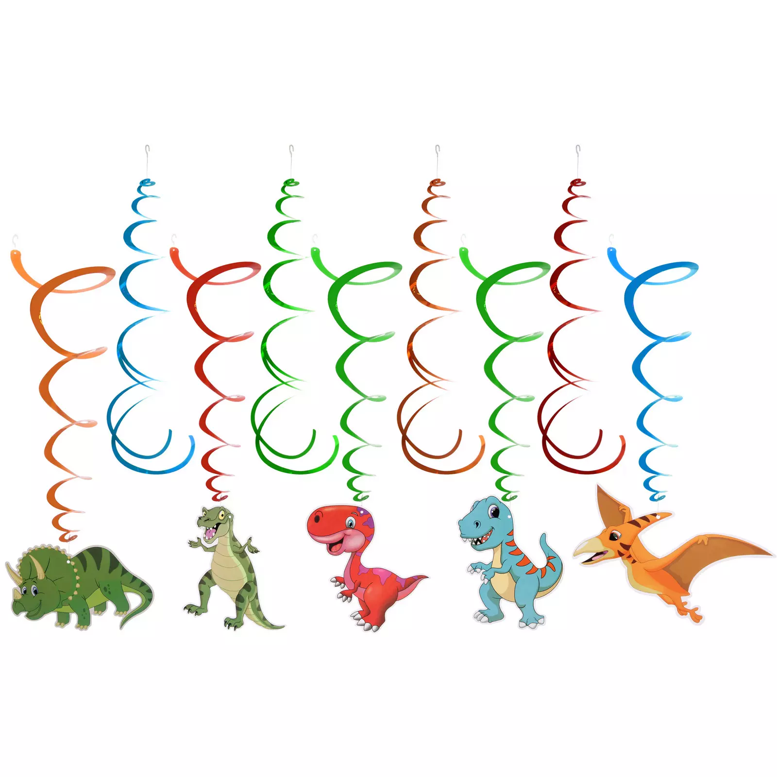 Подвесное украшение Динозавры 9 шт 615-0641