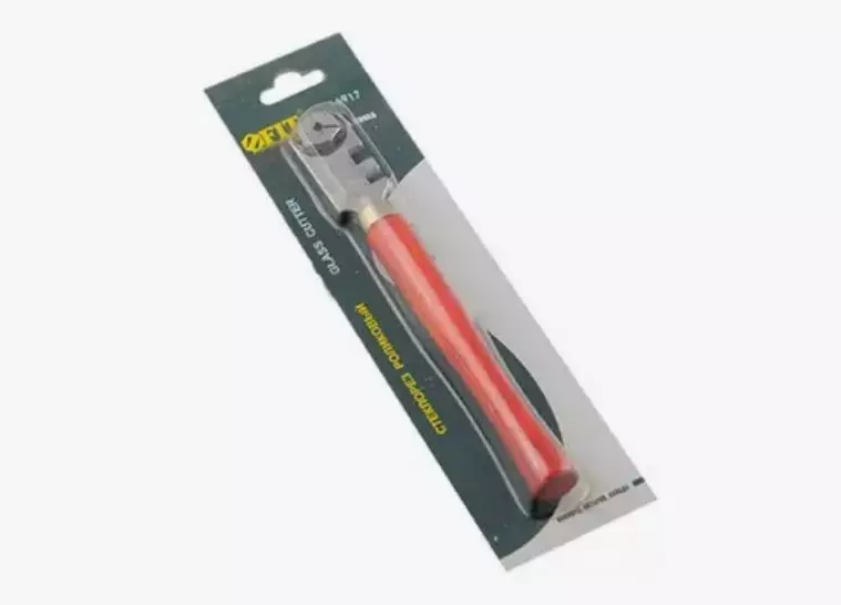 Стеклорез роликовый FIT 16917 деревянная рукоятка