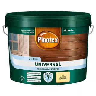 Пропитка Пинотекс Universal 2 в 1 Бесцветный CLR 9 л