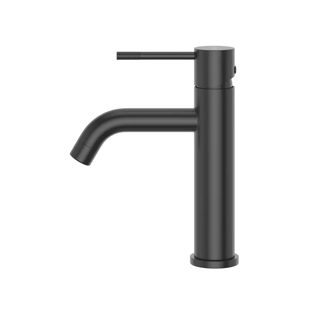 Смеситель для раковины, черный матовый CEZARES RELAX-LS1-NOP с донным клапаном, нерж. сталь