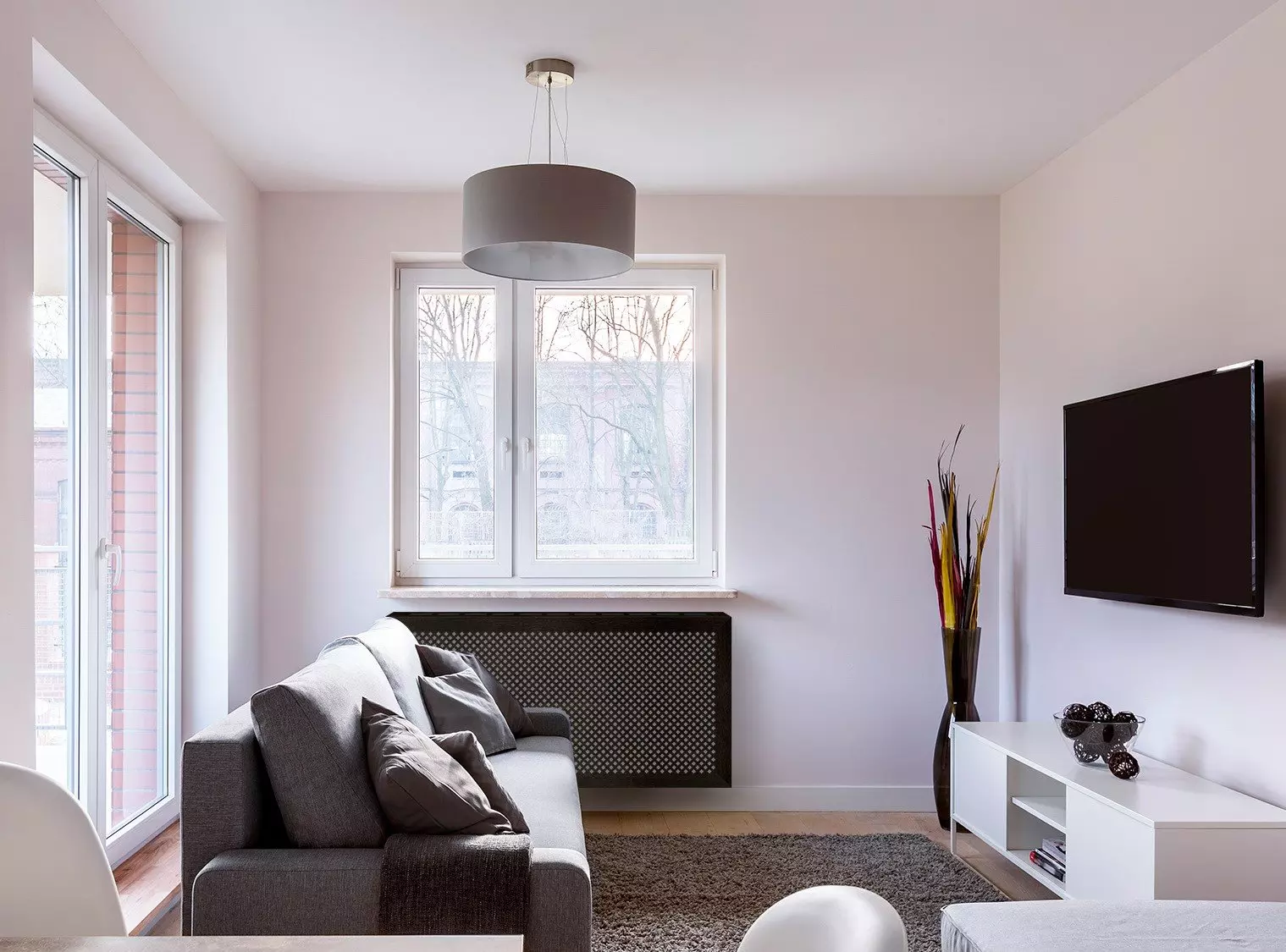 Экран для радиатора МДФ Глория Deluxe 120х60 см черный