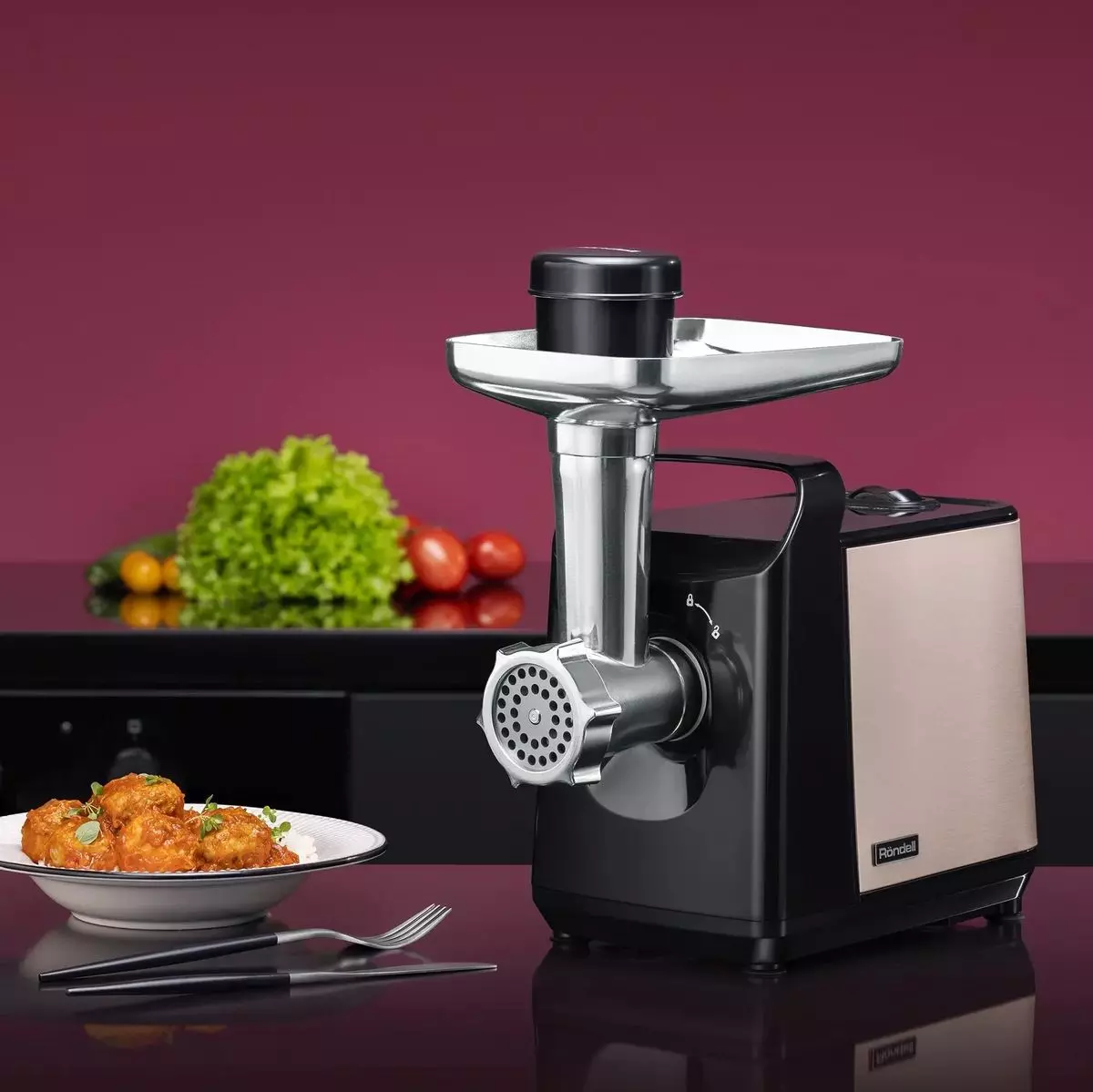 Мясорубка 2200Вт Rondell RDE-1457