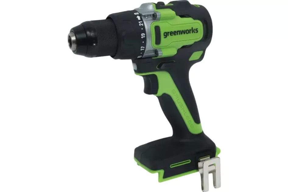 Шуруповерт аккумуляторный бесщеточный ударный Greenworks 3707507 24V,90Нм без АКБ и ЗУ