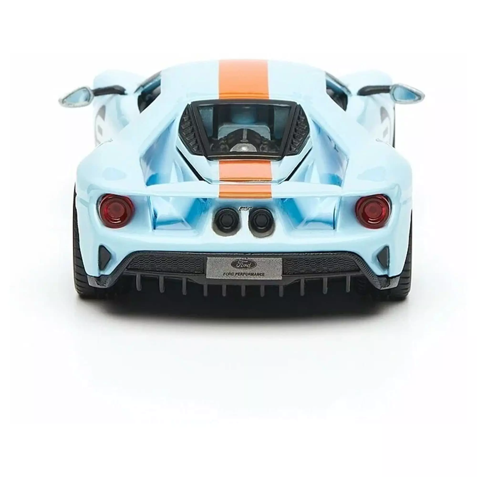 Машинка die-cast Ford GT 2019 Bburago 1:32, оранжево-голубая 18-43043