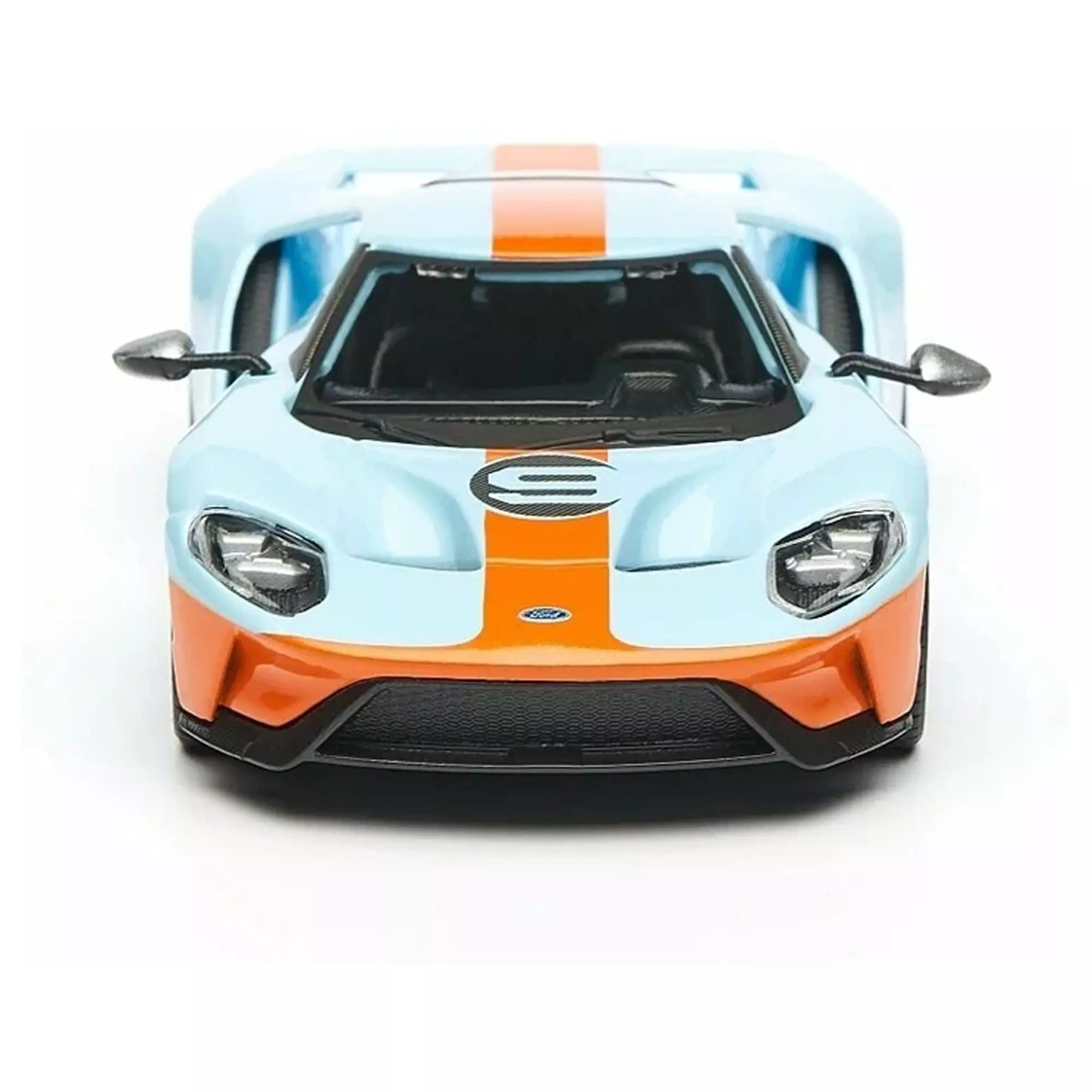 Машинка die-cast Ford GT 2019 Bburago 1:32, оранжево-голубая 18-43043