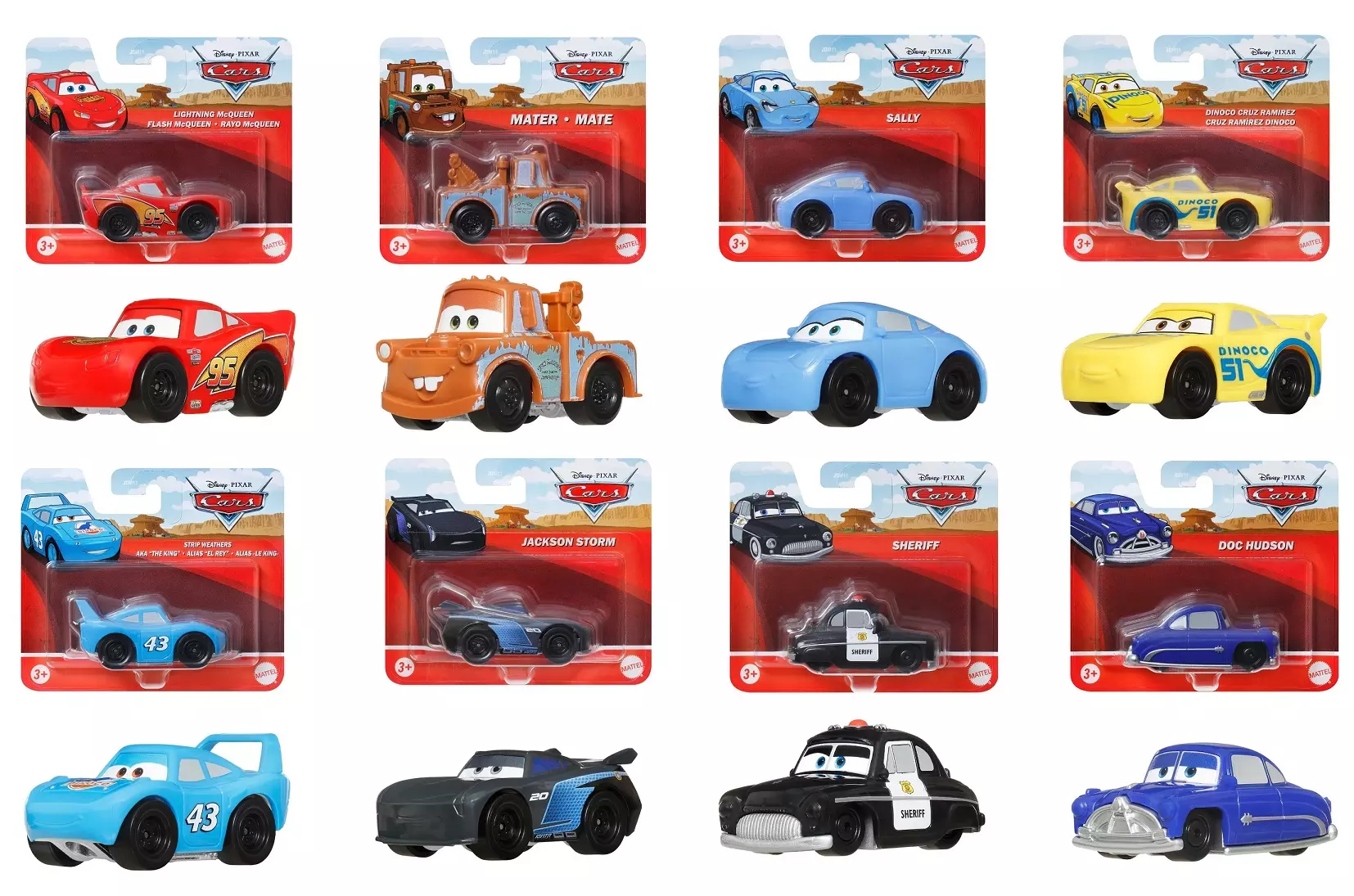 Модель машинки пластик "Тачки", 1:55, в ассортименте CARS JDM11