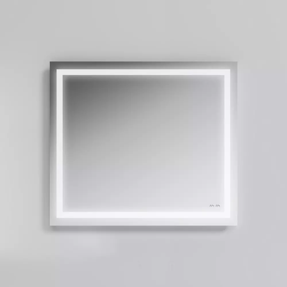 M91AMOX0801WG Gem, зеркало настенное с LED-подсветкой по периметру, 80 см