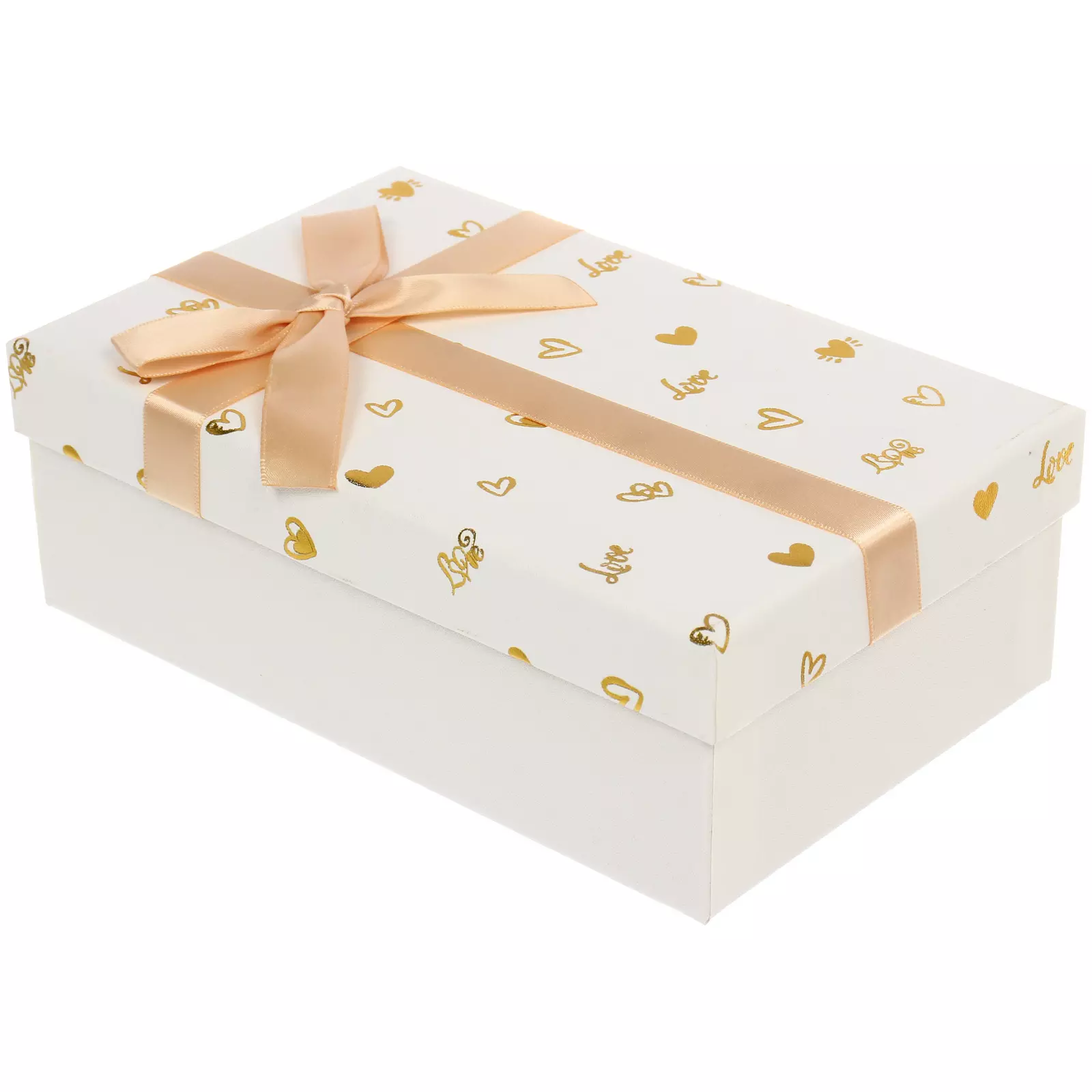 Подарочная коробка Очарование 19х12х6,5 см белый 549-805