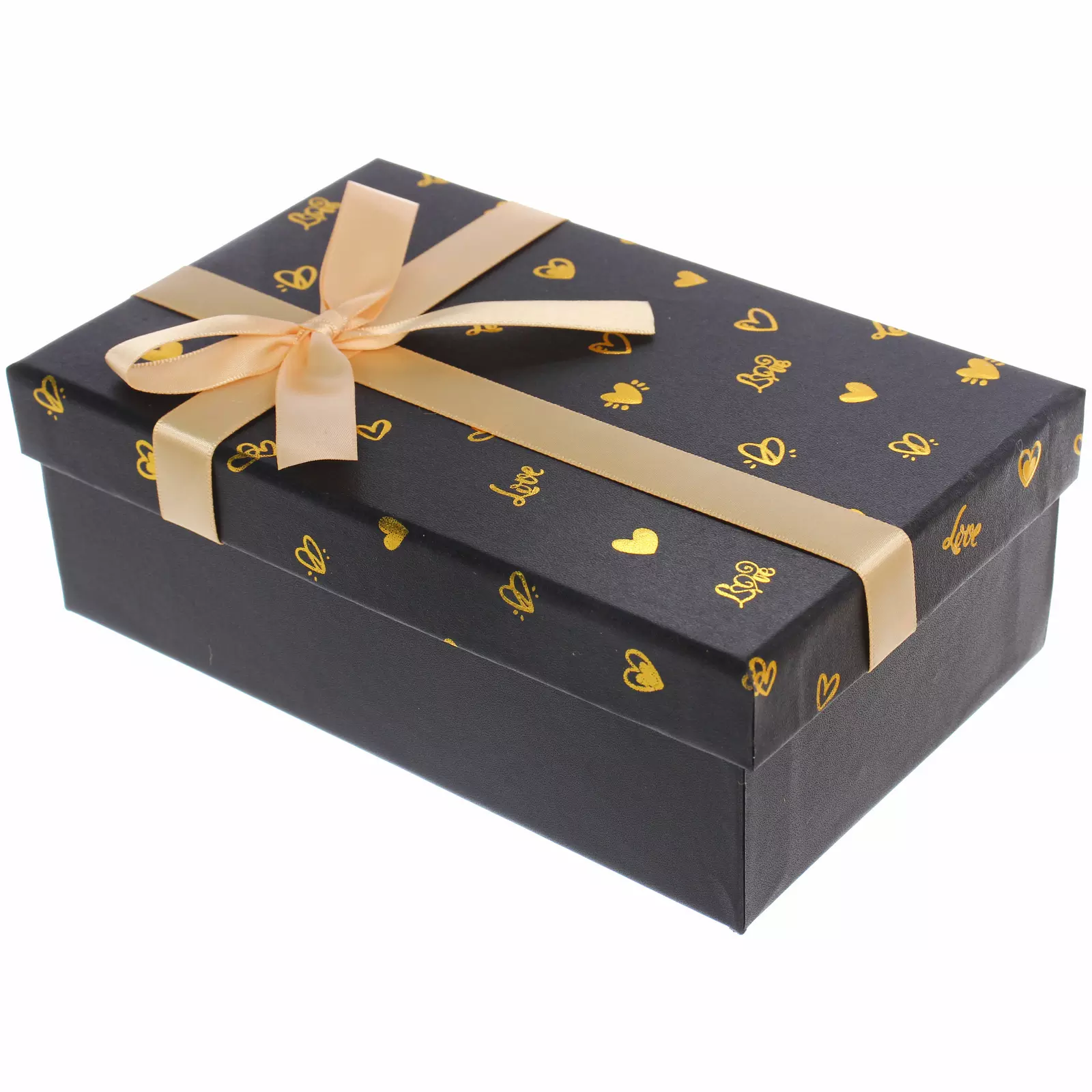 Подарочная коробка Очарование 19х12х6,5 см черный 549-799