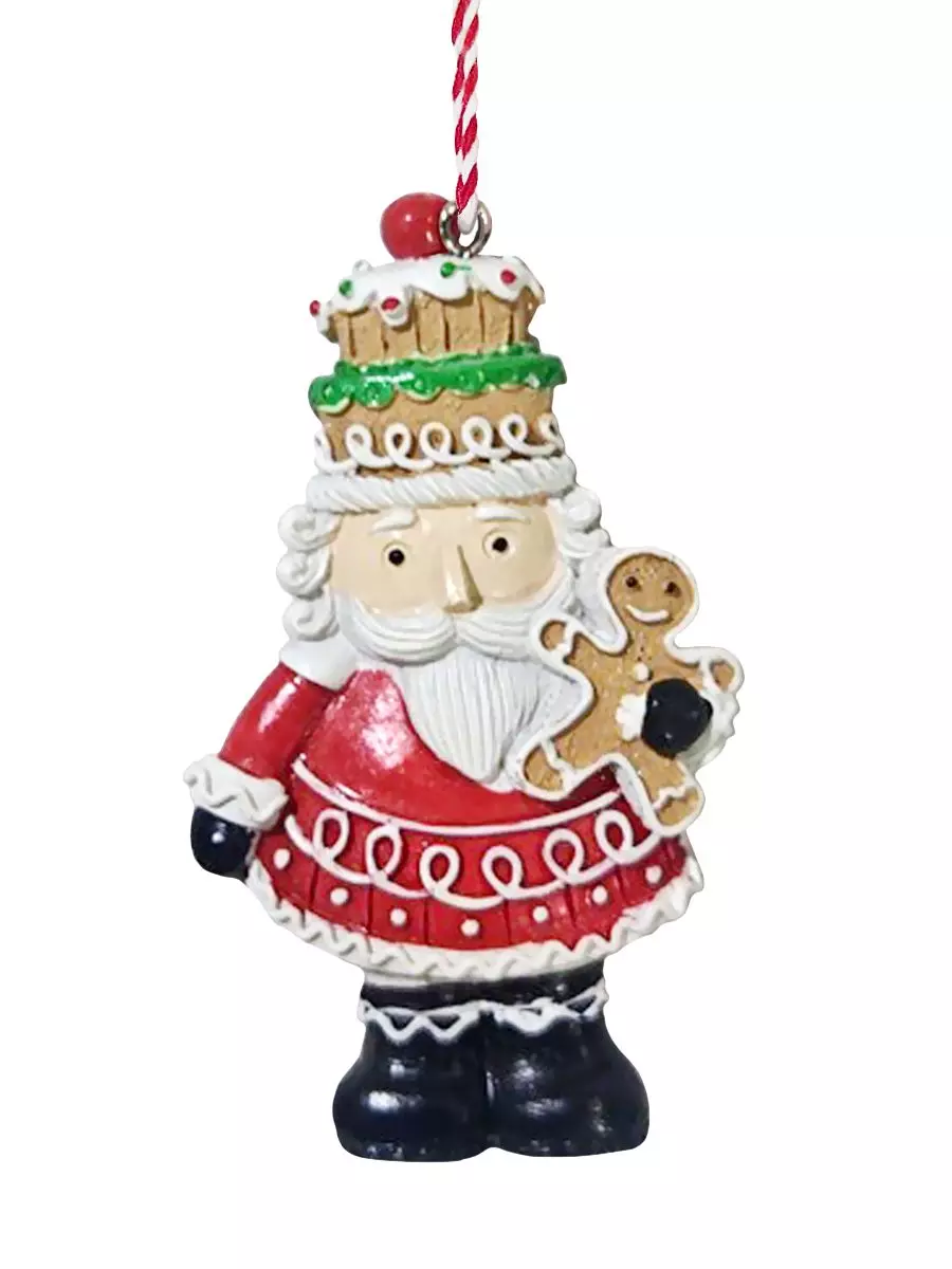 Новогоднее подвесное украшение из полирезины / 9x4,5x1,5см 94575