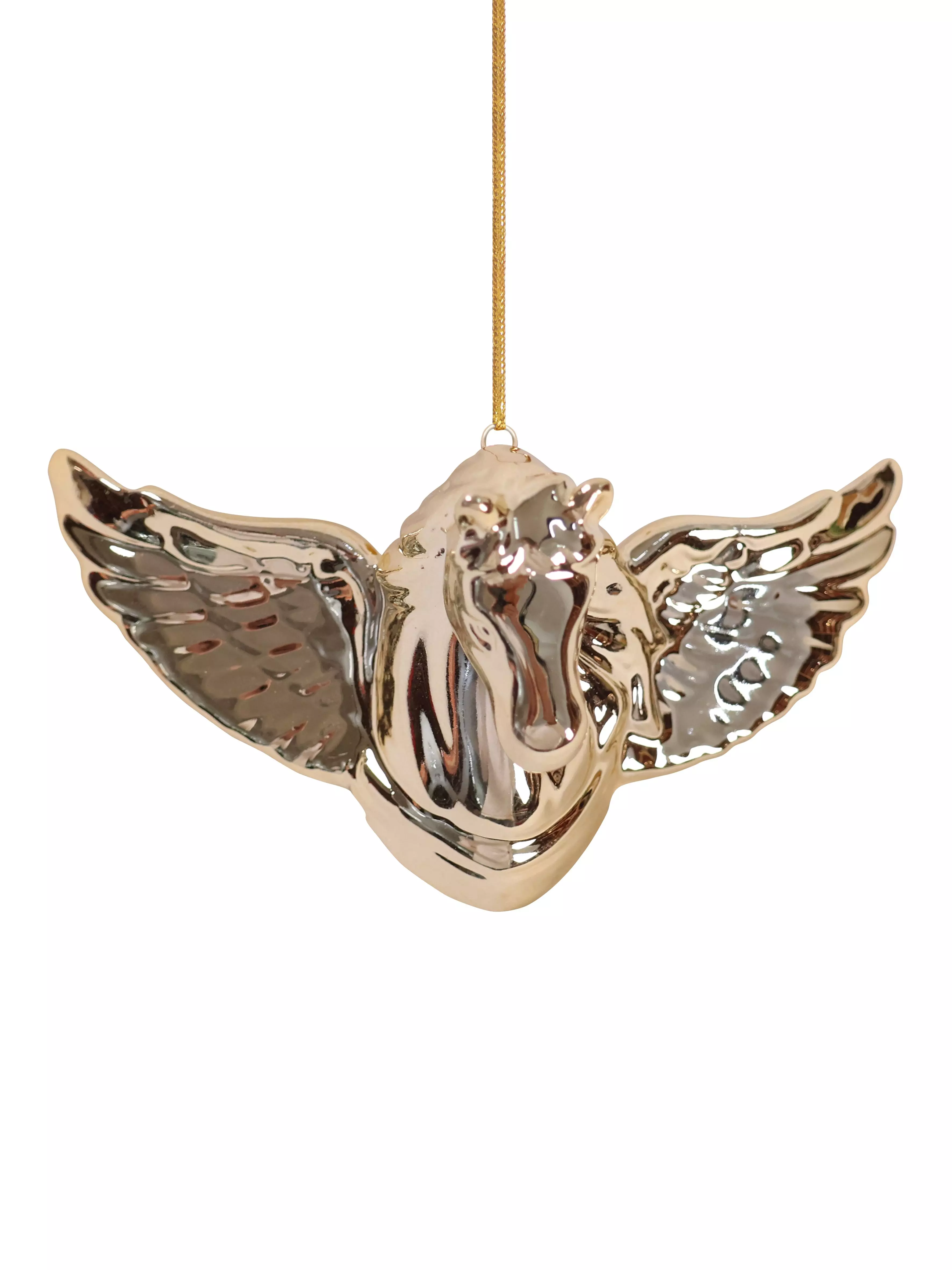 Новогоднее подвесное украшение из фарфора / 5,6x4,8x9,7см 94960