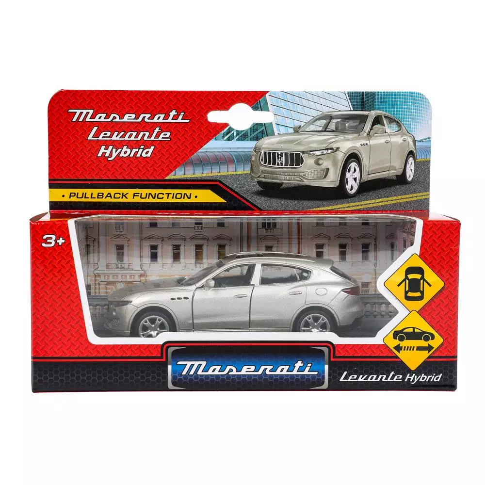Автомобиль Maserati Levante 11,5см металл серебристый Технопарк 67348