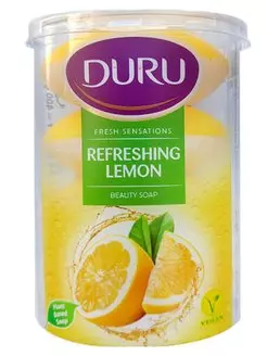 Мыло Duru Бодрящий лимон 4 шт*100 г