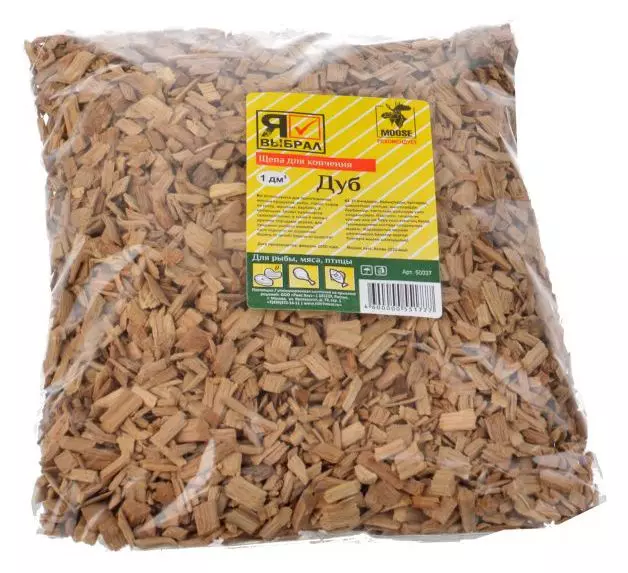 Щепа для копчения Дуб 1л Я ВЫБРАЛ 50037