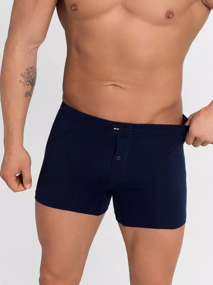 Мужские трусы шорты Mark Formelle 411152 темно-синий, р-р 98-108 (54 / XXL)
