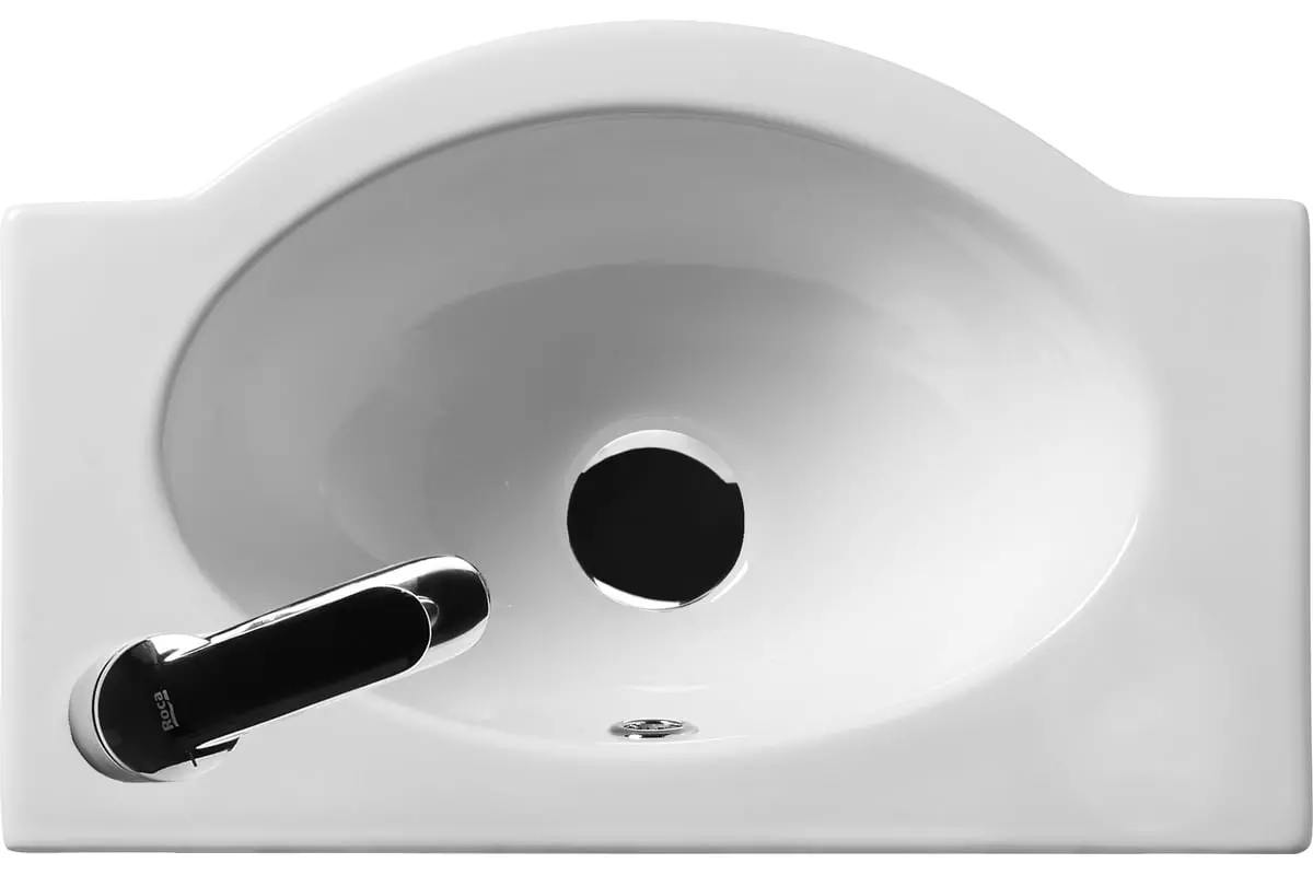 Маленькая раковина подвесная 45х28х17 см Santek Форум 45 1.WH11.0.545 отверстие под смеситель справа