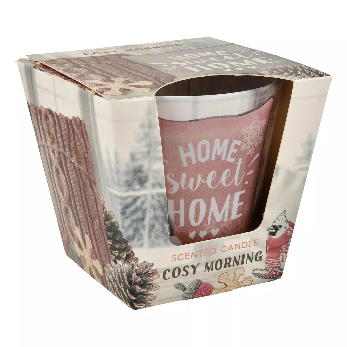 Cвеча ароматизированная в стакане 115 г Bartek Теплый и уютный дом/Warm@Cosy Home