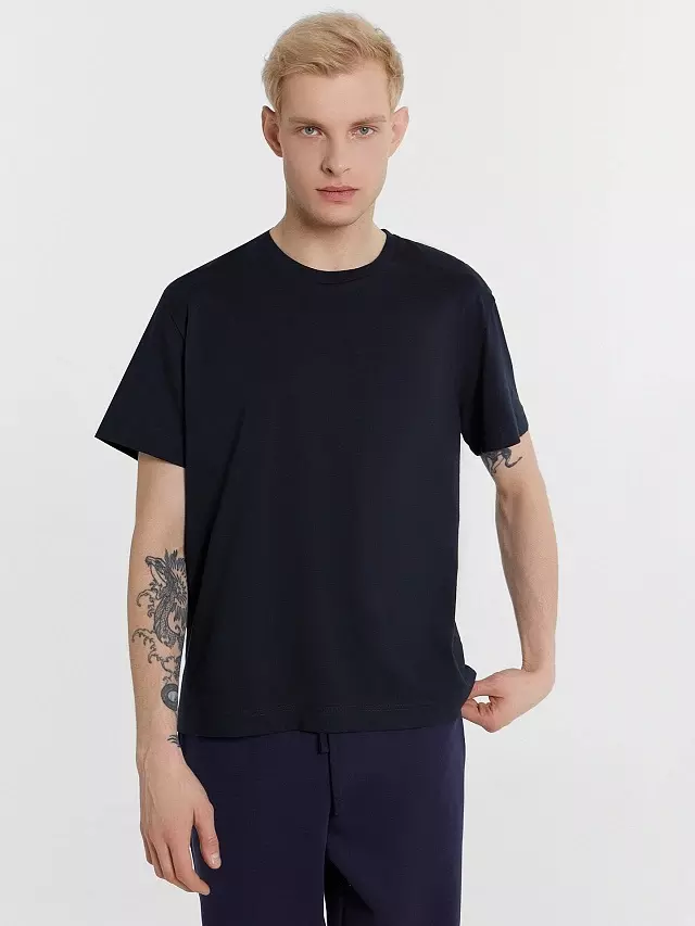 Футболка мужская Mark Formelle 111935 неви, р-р 112-182/188 (56 / XXXL)