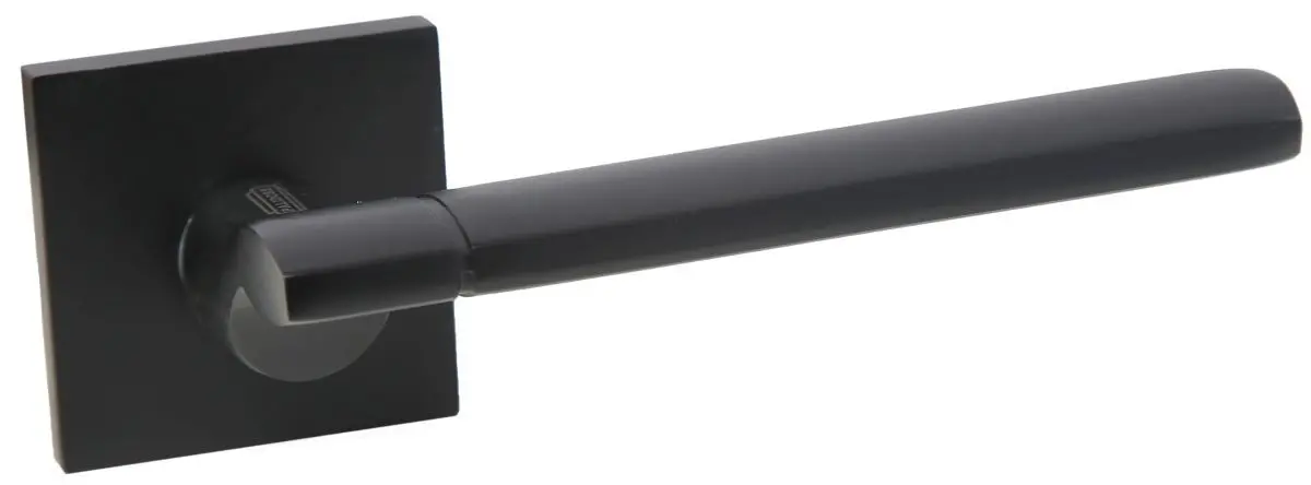 Дверная ручка квадрат PALIDORE А-526 BLACK черный матовый