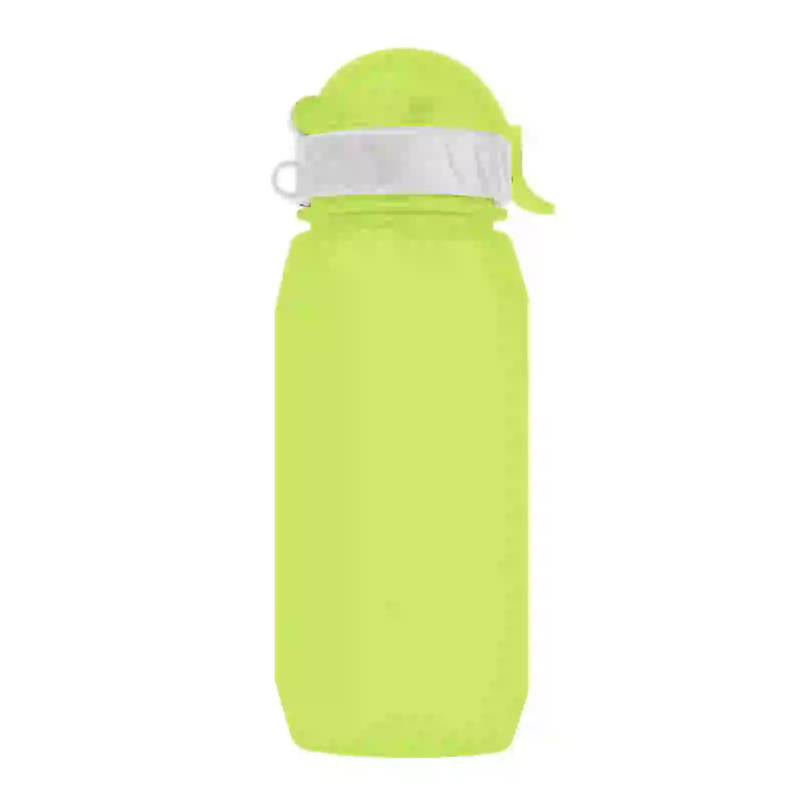 Бутылочка для воды с трубочкой и шнурком, 400 мл, зеленый КК0028