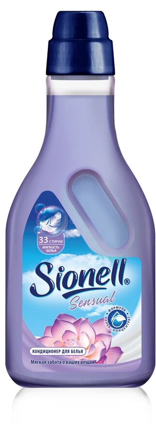 Кондиционер для белья Sionell концентрат Sensual 1 л в бутылке