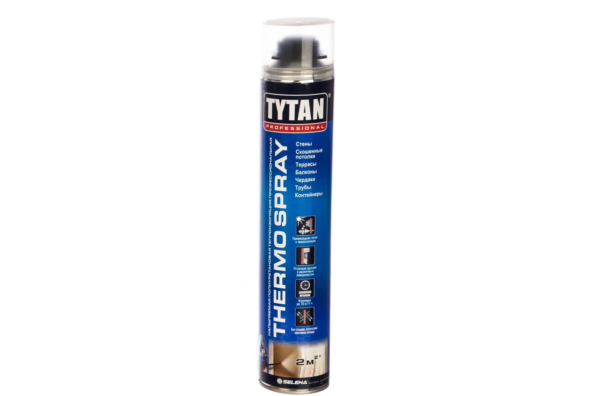 Tytan Professional THERMOSPRAY напыляемая полиуретановая теплоизоляция профессиональная, 870 мл