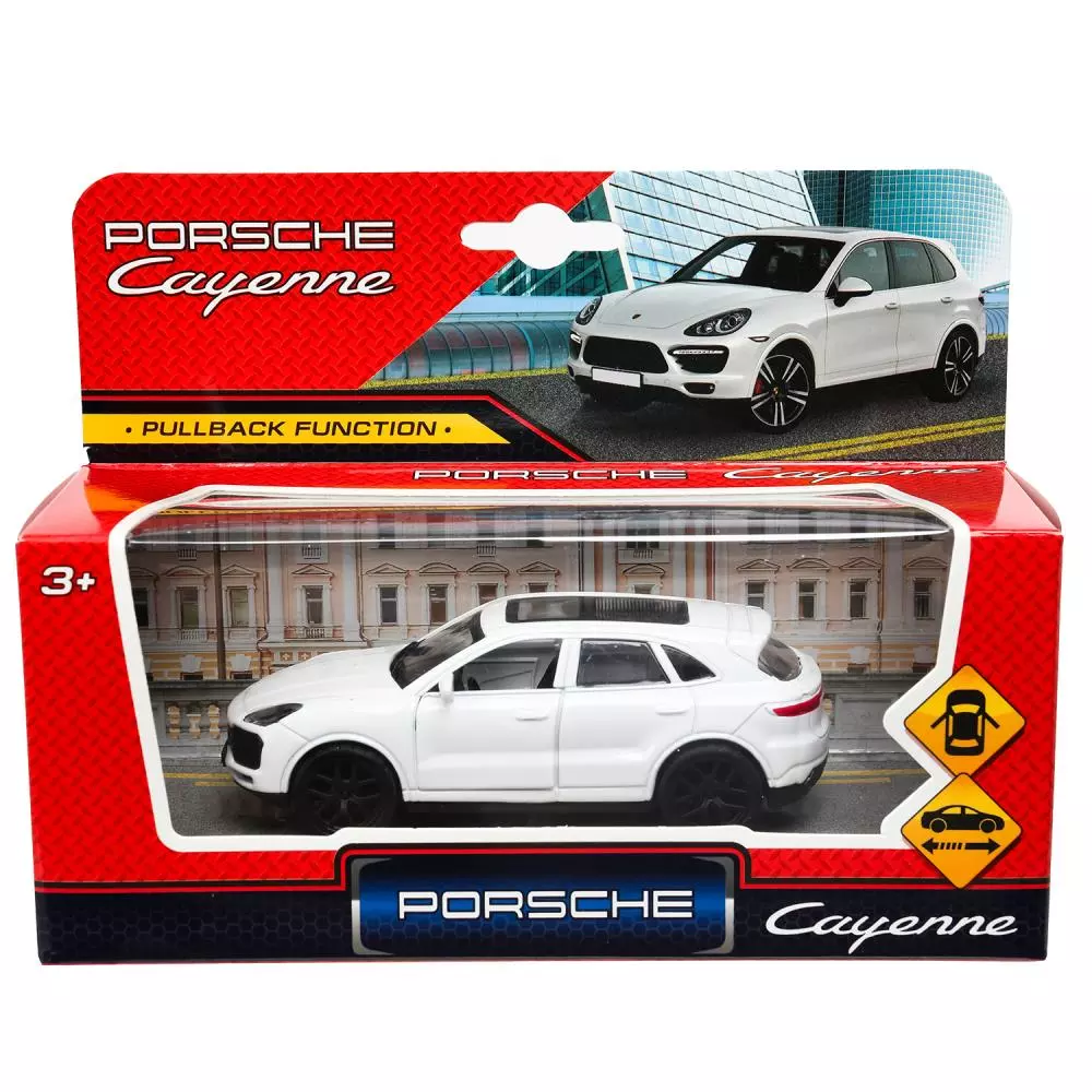 Автомобиль Porsche Cayenne 11см металл белый Технопарк 2307669-R2