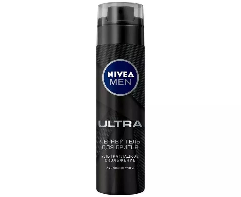 Гель для бритья Nivea Men ULTRA, с активным углем, 200 мл