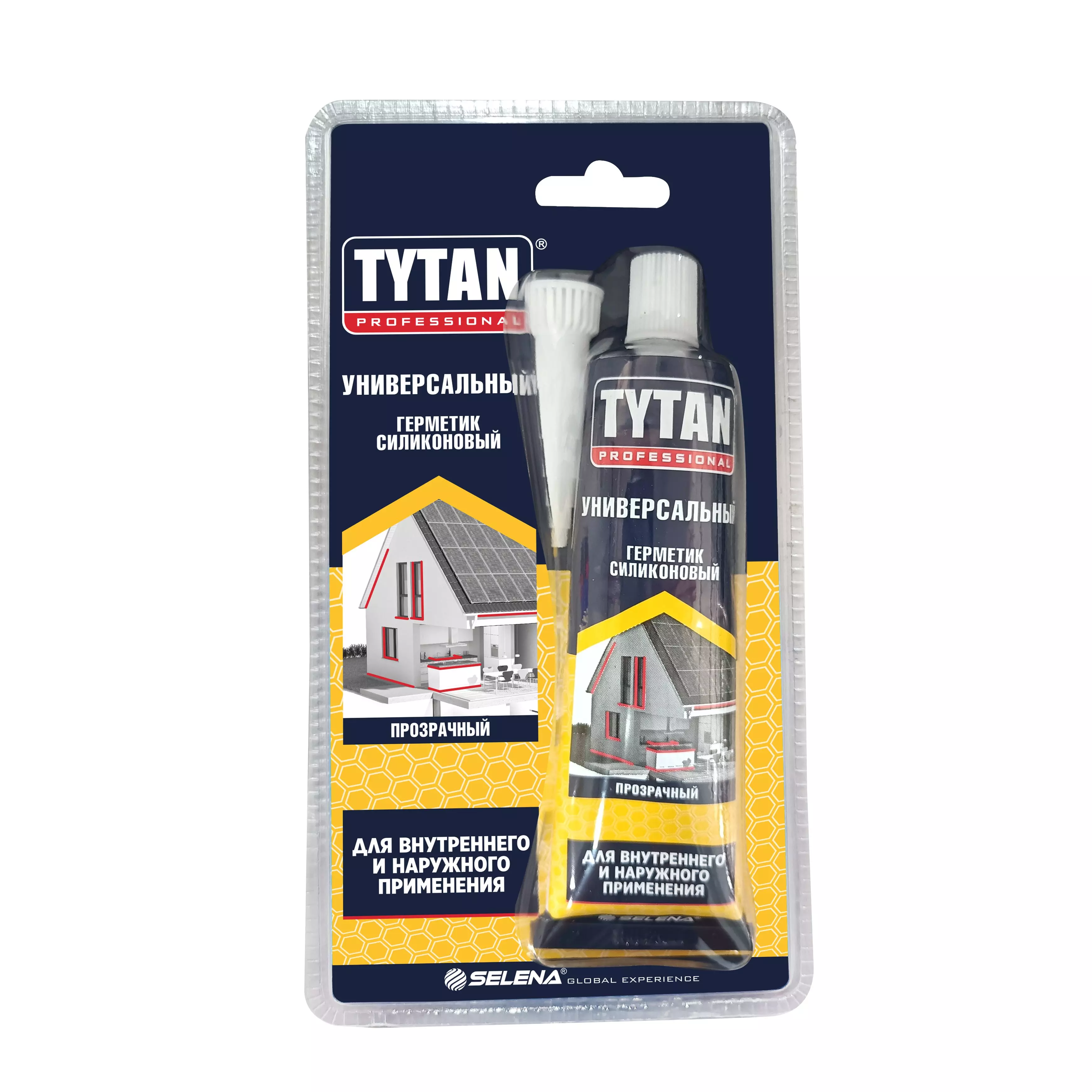 Герметик силиконовый Tytan Professional универсальный прозрачный 85 мл