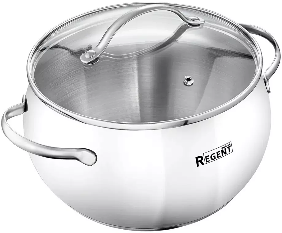 Кастрюля 2 л (16х9,5 см) Regent Linea APPLE B 93-B-8, зерк.полир.