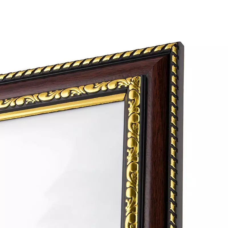 Фоторамка 50х70 см темное дерево золото 644858-20 Мирам