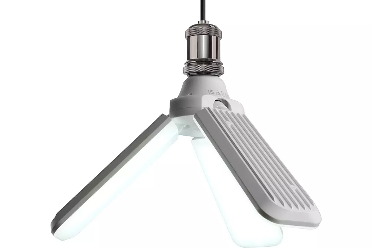 Светодиодная лампа Е27 220В 50Вт 6500К холодный свет 3 лепестка FERON 48772