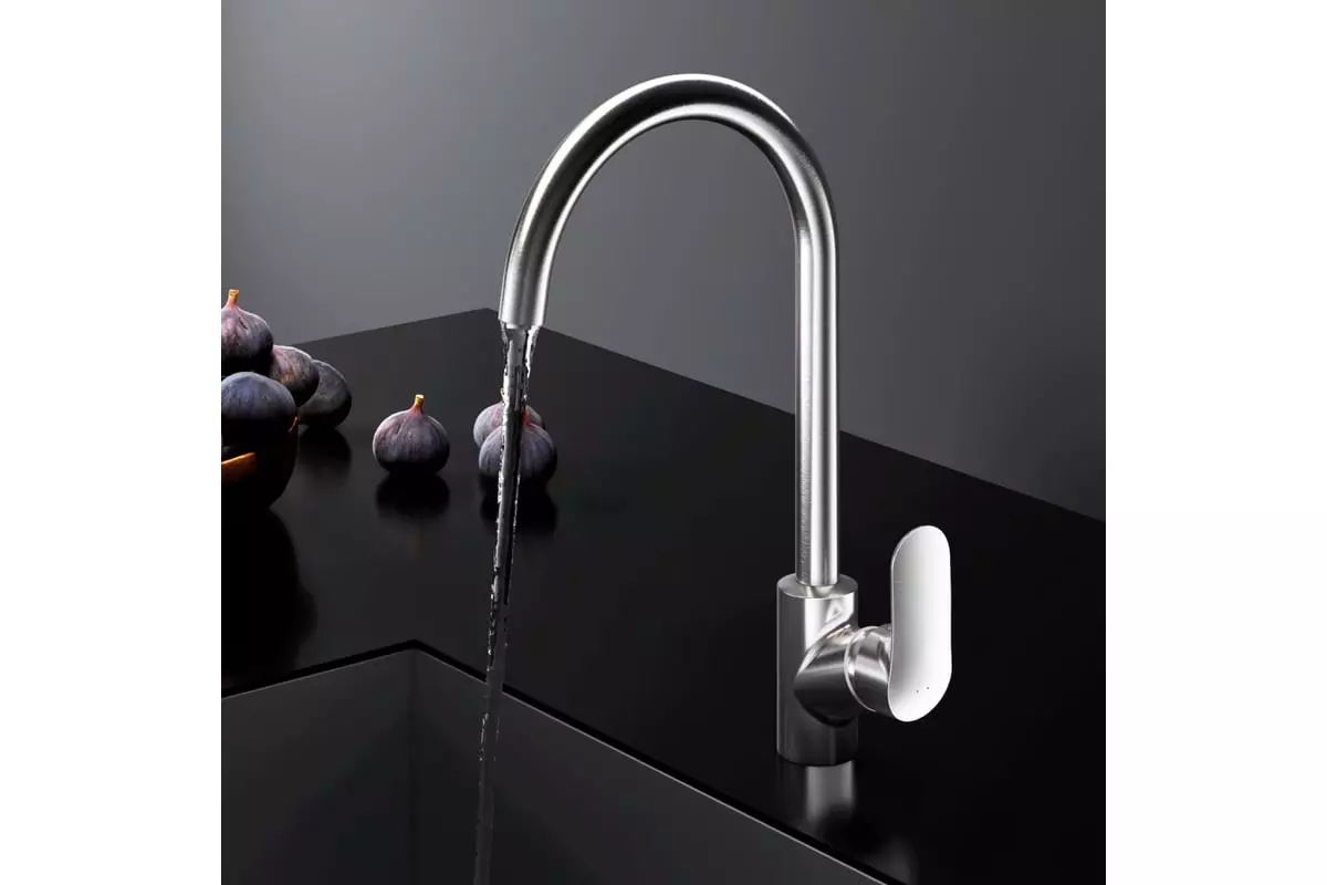 Смеситель для кухни, высокий излив, сатин AM.PM. Like F8007111