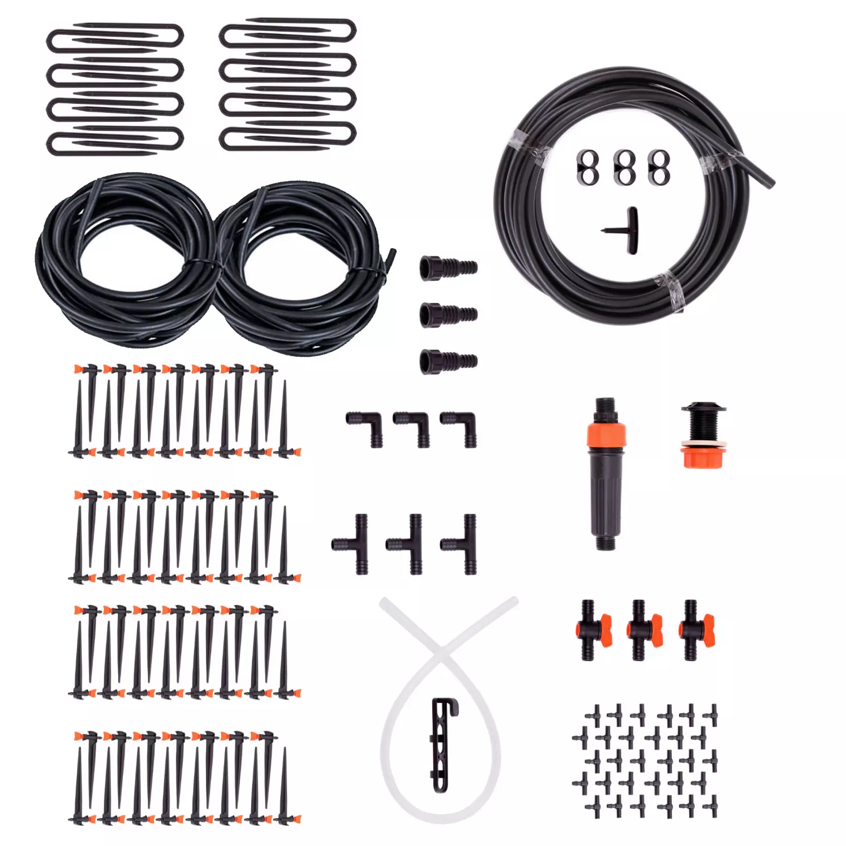 Система капельного полива от емкости с рег. капельницами "Жук" 60 растений 5974-00