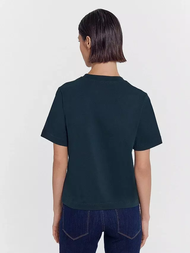 Футболка женская Mark Formelle 112866 пыльная зелень, р-р 164/170-104-110 (52 / XXL)