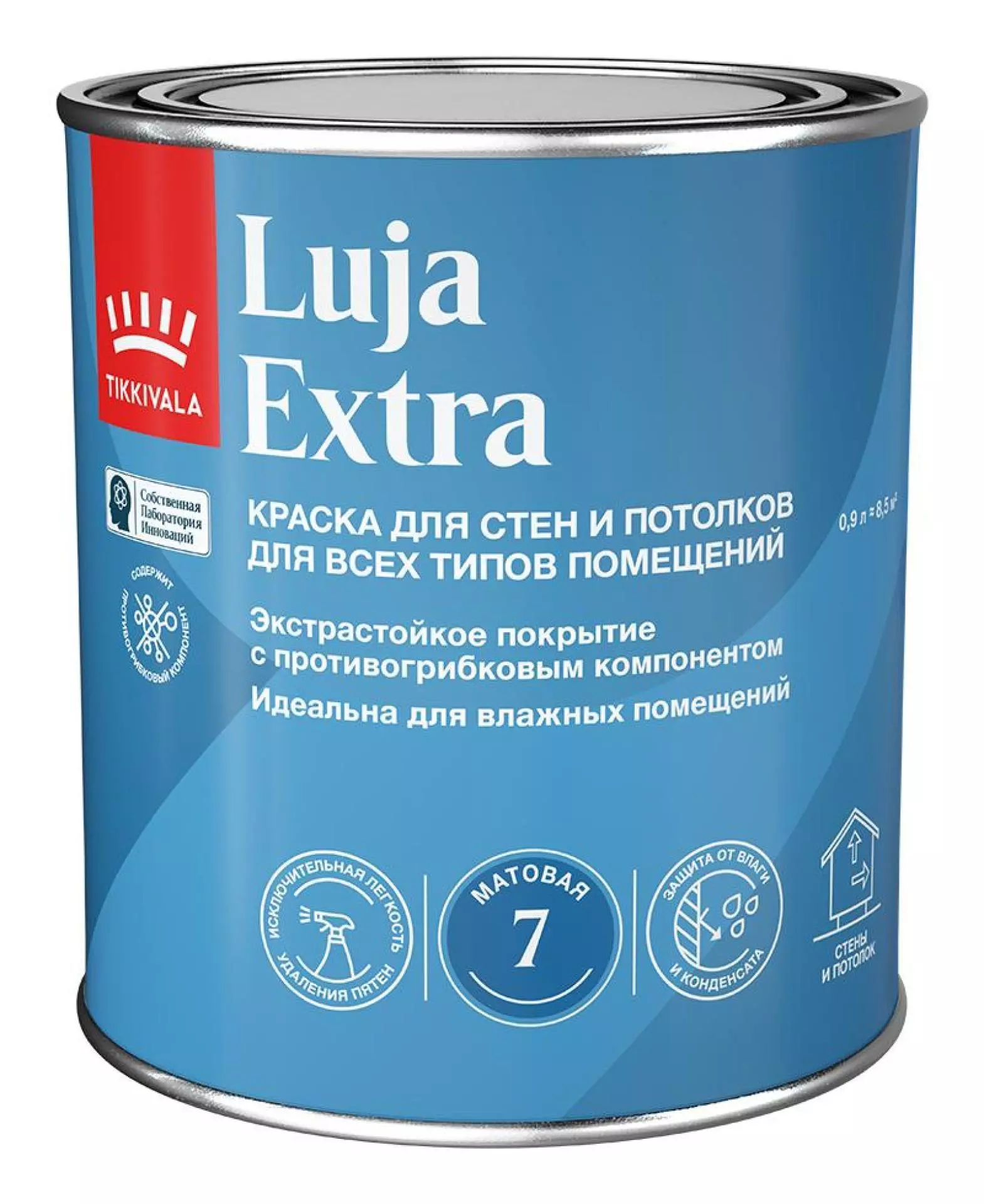 Краска влагостойкая Tikkurila Luja Extra матовая белый 0,9 л