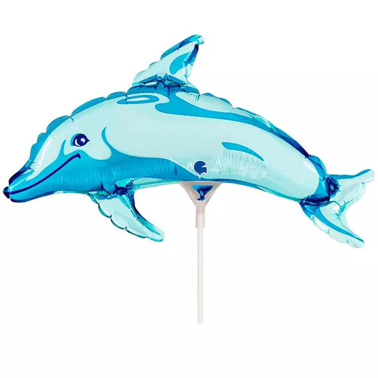 Шар фольгированный 35 см/14 Дельфин 1206-1507