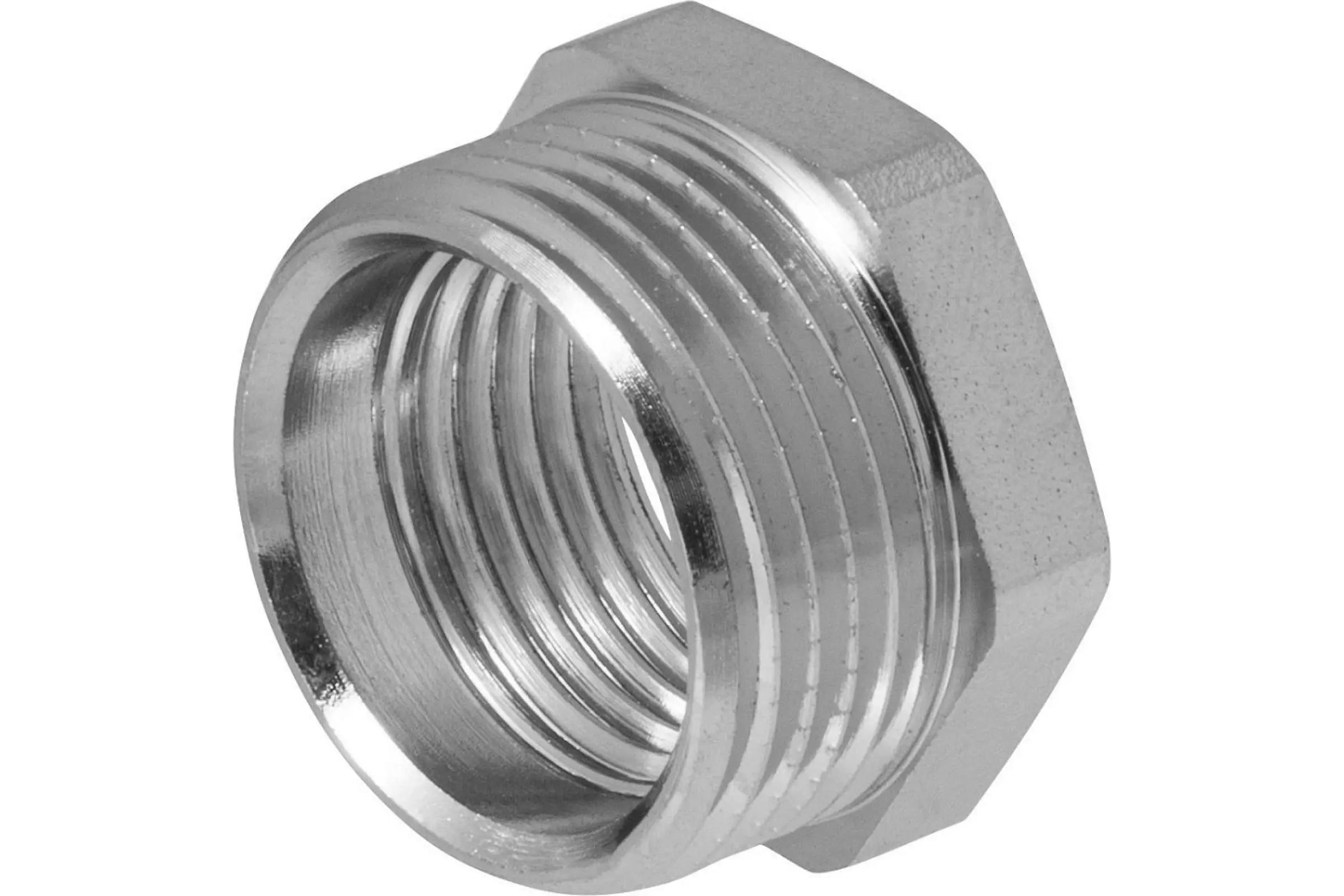 Футорка 3/4"х1/2", никель, STI