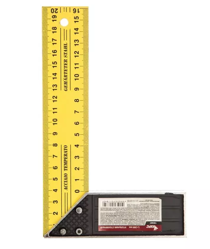 Угольник строительный 200 мм КУРС 19381 металлический