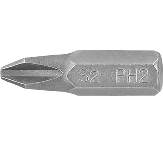 Набор бит Phillips PH2 25,4мм PUDE-1102 12141 5шт