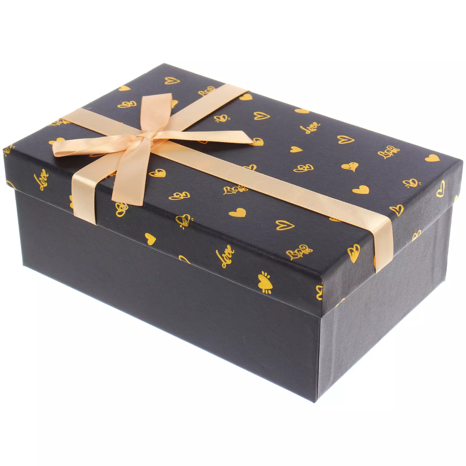 Подарочная коробка Очарование 21х14х8 см черный 549-798